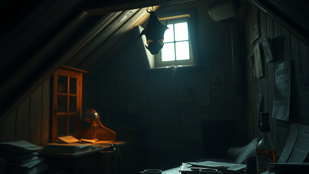 "Bat in the Attic" flash fiction by John Brantingham