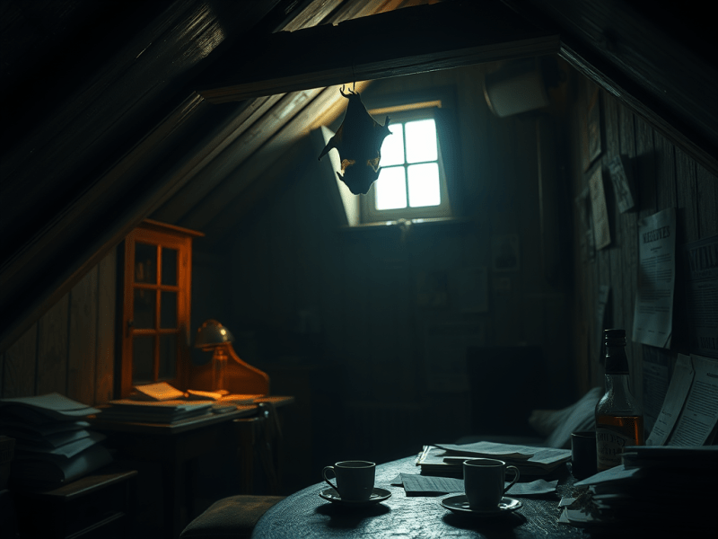 “Bat in the Attic” Flash Fiction by John Brantingham